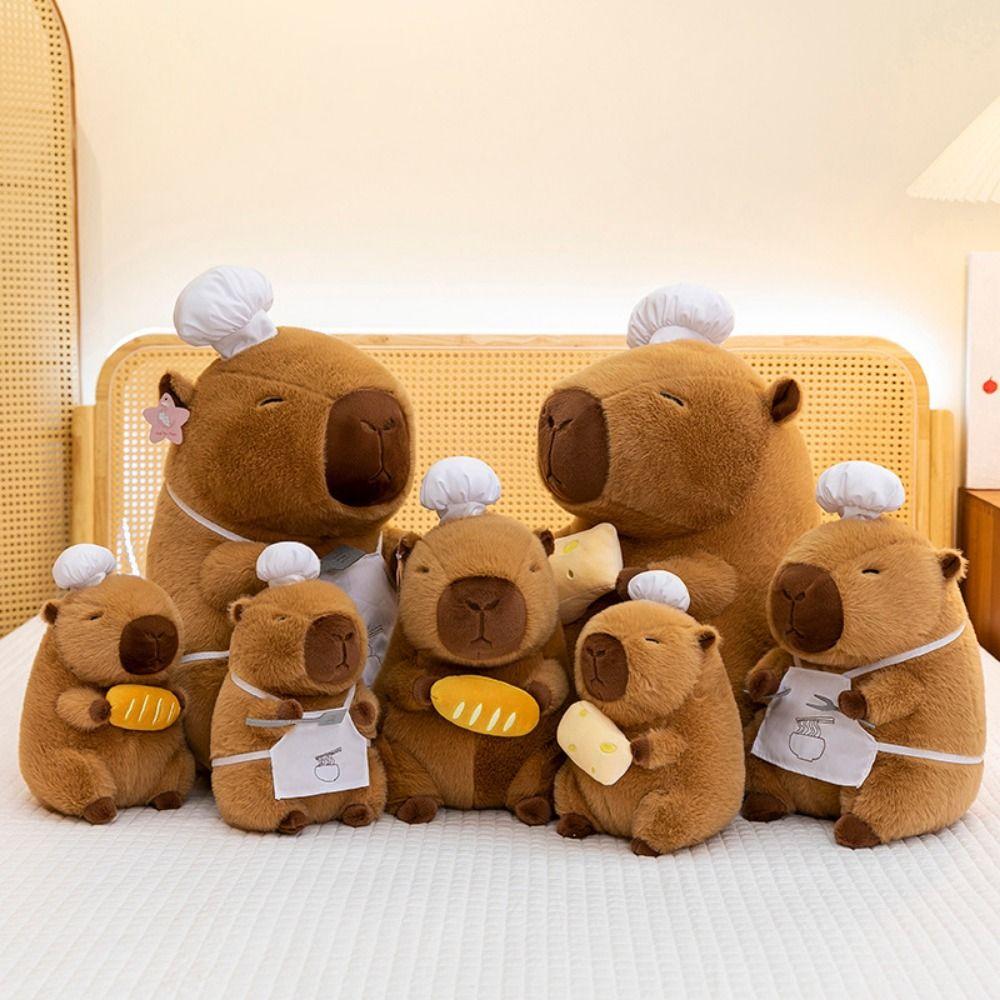 Pot Shovel Capybara Plush Doll Baking Capibara Fluffty Doll Capybara Plush Toy Birthday Gift 30cm-Fork
Pot Shovel Capybara Plush Doll Baking Capibara Fluffty Doll Capybara Plush Toy Birthday Gift 30cm-Fork