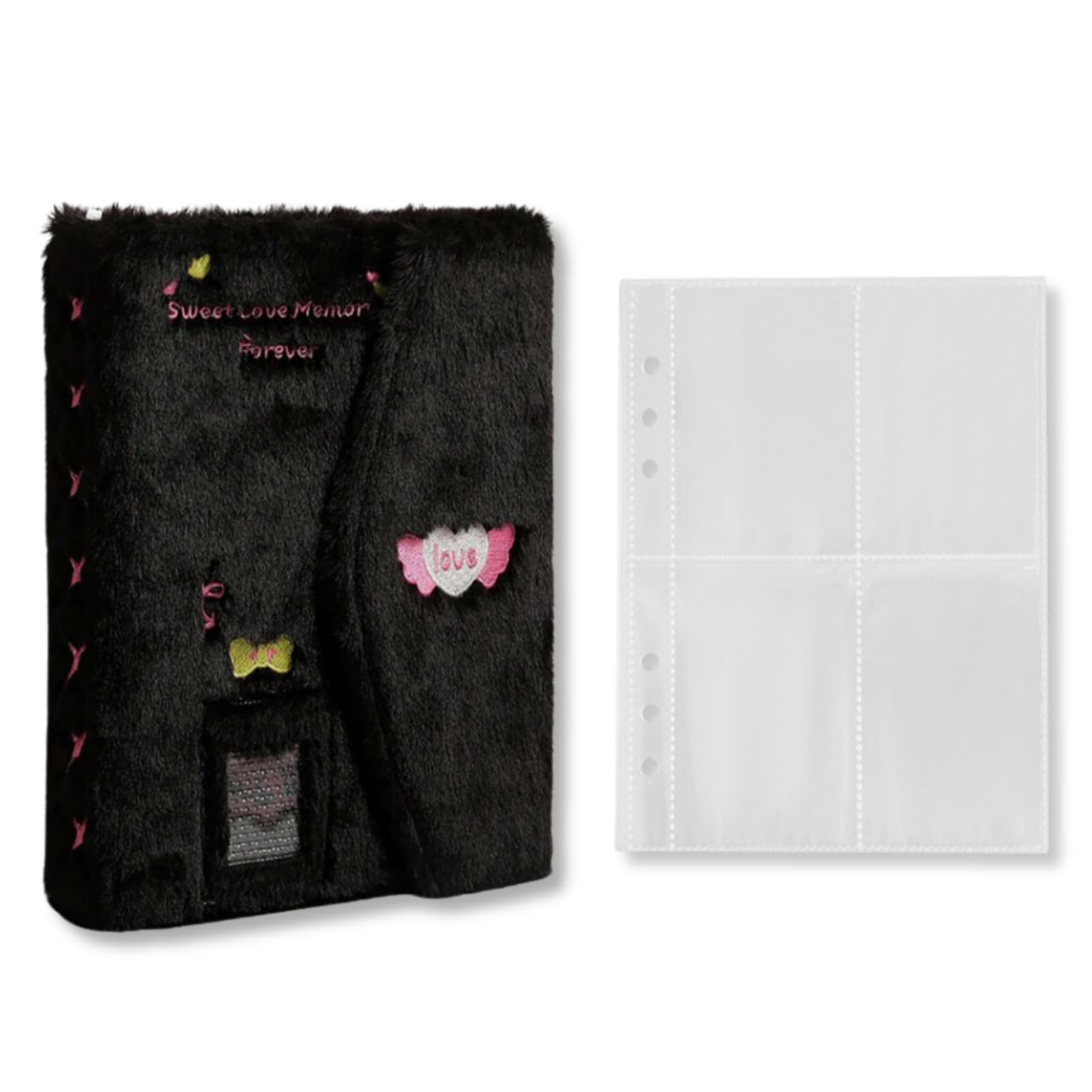 MAUSHIRO Trading Card Instax Photo Stuffed Magnetic Push 80 A5 File, Album, Binder, Toy, Button, Activity, Sheets, (Black)
MAUSHIRO Trading Card Instax Photo Stuffed Magnetic Push 80 A5 File, Album, Binder, Toy, Button, Activity, Sheets, (Black)