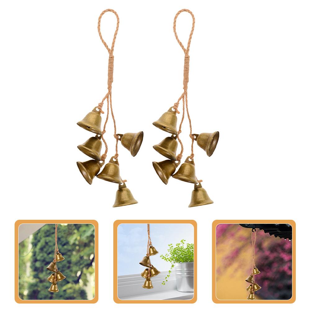 2Pcs Witch Bell Wind Chime Iron Rope Material Durable Long Lasting Mysterious Flair Festival Gift Home Decoration 32X4.5CM
2Pcs Witch Bell Wind Chime Iron Rope Material Durable Long Lasting Mysterious Flair Festival Gift Home Decoration 32X4.5CM