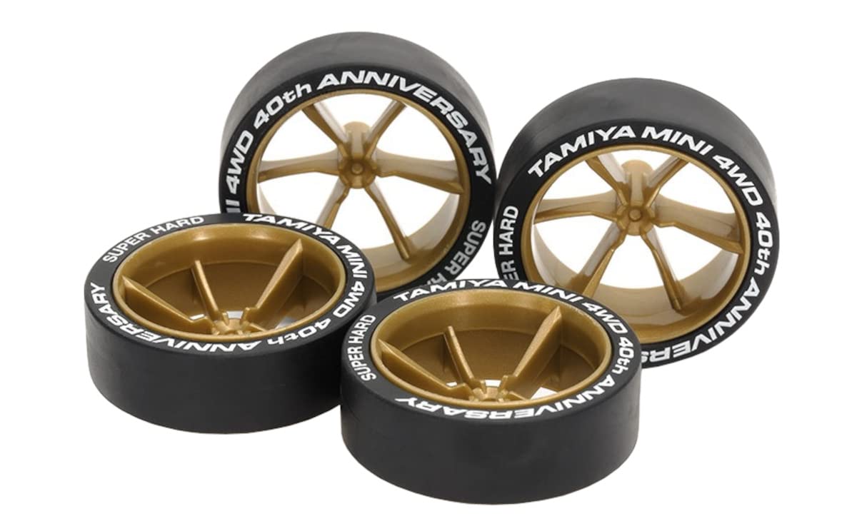Tamiya Mini 4WD Special Edition Mini 4WD 40th Anniversary Super Hard Large Diameter Tires Wheels 95639 Gold Low-Profile & 6-Spoke золотий
Tamiya Mini 4WD Special Edition Mini 4WD 40th Anniversary Super Hard Large Diameter Tires Wheels 95639 Gold Low-Profile & 6-Spoke золотий