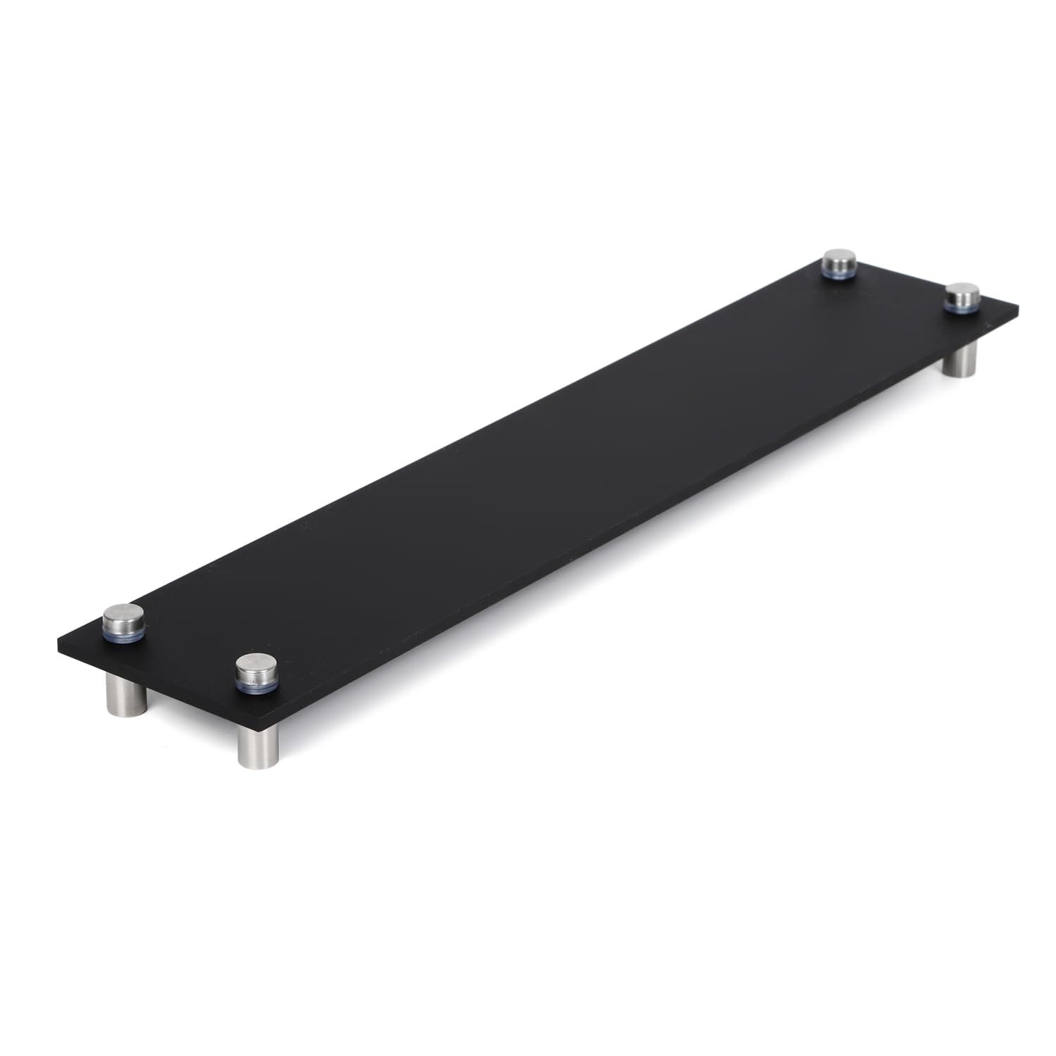 Matte Acrylic Black Display Stand for Figures, Collections, Shelves, and Oshikatsu (Black, 40cm Wide x 2cm High)
Matte Acrylic Black Display Stand for Figures, Collections, Shelves, and Oshikatsu (Black, 40cm Wide x 2cm High)