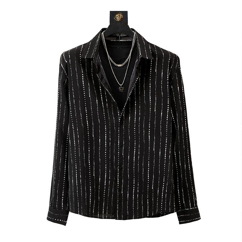 Black New Stripe Shirts Men s Trendy Cardigan Casual Versatile Handsome and Fashionable Vintage Long Sleeve Harajuku Tops XXXL чорний
Black New Stripe Shirts Men s Trendy Cardigan Casual Versatile Handsome and Fashionable Vintage Long Sleeve Harajuku Tops XXXL чорний