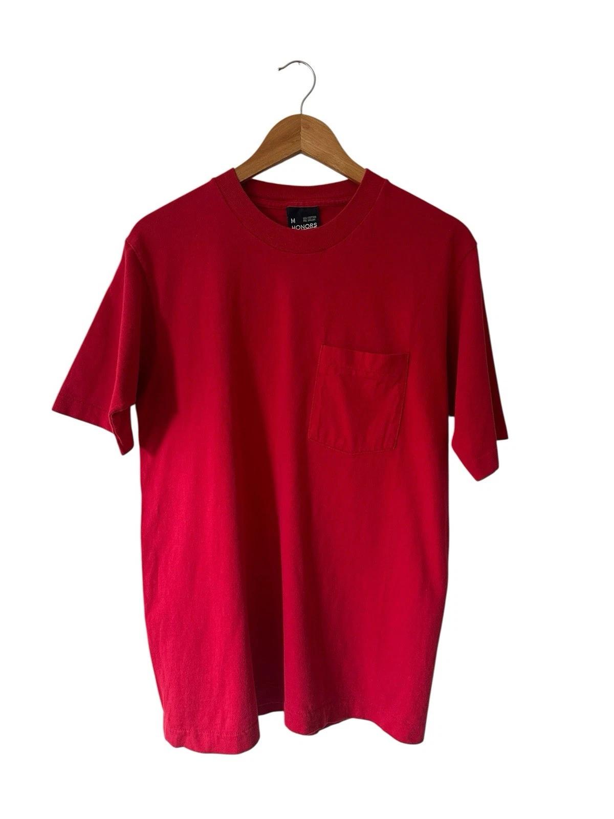 Vintage Blank Red Pocket T Shirt Men’s Medium 90’s Selvedge USA Honors Single L
Vintage Blank Red Pocket T Shirt Men’s Medium 90’s Selvedge USA Honors Single L