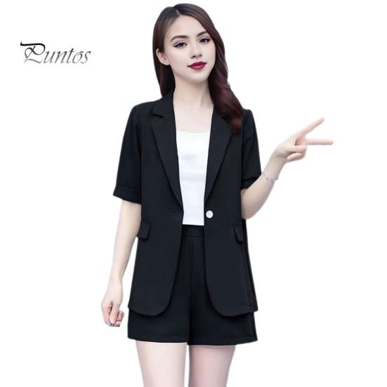 Женский повседневный наряд из 2 предметов, блейзер с короткими рукавами и лацканами, шорты, однотонный пиджак в стиле OL, комплект с одной пуговицей, шорты, элегантный офисный костюм M чёрный
Женский повседневный наряд из 2 предметов, блейзер с короткими рукавами и лацканами, шорты, однотонный пиджак в стиле OL, комплект с одной пуговицей, шорты, элегантный офисный костюм M чёрный