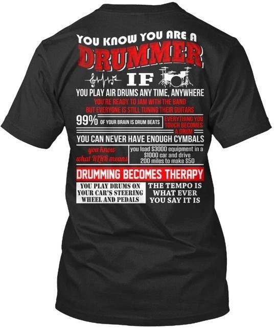 You Know Are A Drummer T shirt Made in the USA Size S to 5XL 4XL
You Know Are A Drummer T shirt Made in the USA Size S to 5XL 4XL
