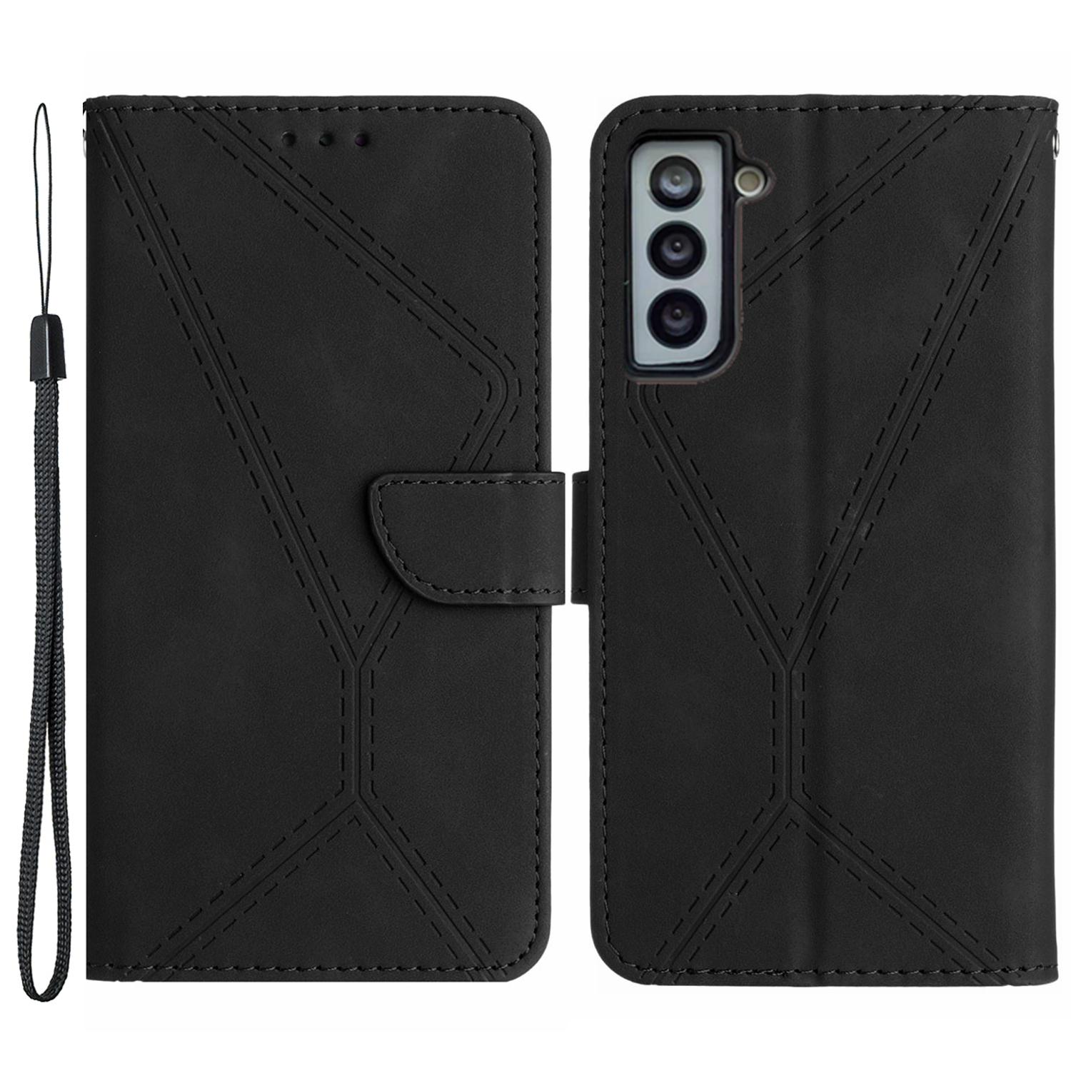 HT05 For Samsung Galaxy S22 5G PU Leather Imprinted Line Phone Case Wallet Stand Skin-touch Protective Cover Black
HT05 For Samsung Galaxy S22 5G PU Leather Imprinted Line Phone Case Wallet Stand Skin-touch Protective Cover Black