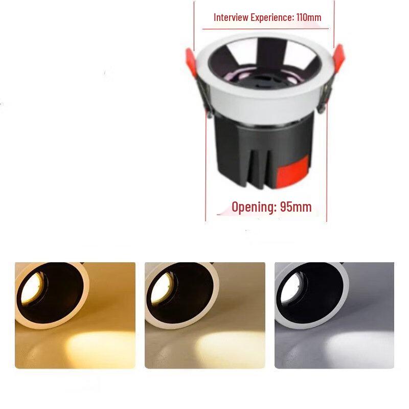 UOSU 15W Recessed LED Spotlight, Gunmetal Black
UOSU 15W Recessed LED Spotlight, Gunmetal Black