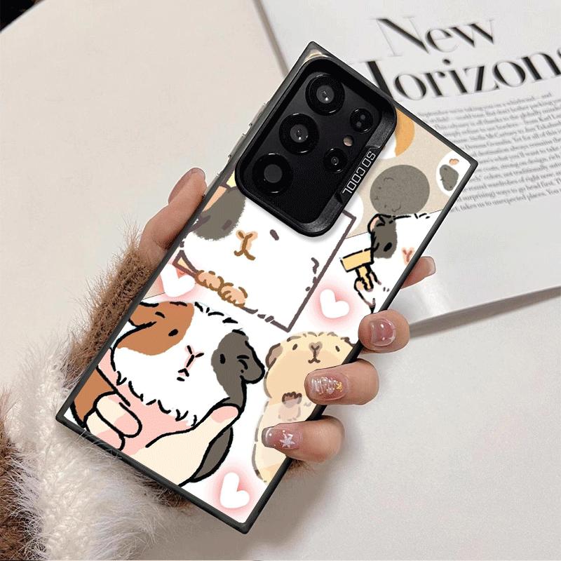 Cartoon Cute Hamster Shockproof Phone Case for Samsung Galaxy S26 Edge S25 Ultra S24 FE S23 Plus S21 Cover Anti Fall Fundas Samsung S26
Cartoon Cute Hamster Shockproof Phone Case for Samsung Galaxy S26 Edge S25 Ultra S24 FE S23 Plus S21 Cover Anti Fall Fundas Samsung S26