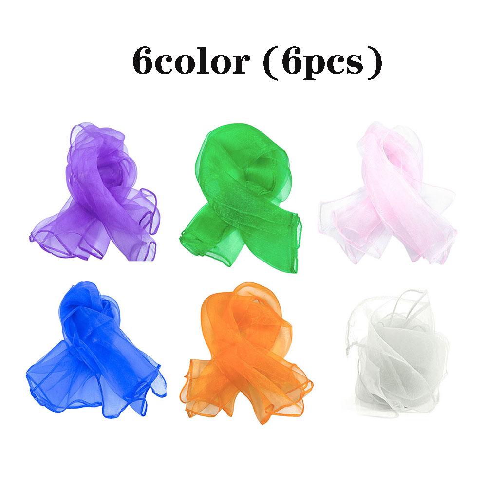 Practical 6 colors Gymnastics Scarves For Outdoor Game Toys Dancing And Juggling Towels Candy Colored Gym Towel Dance Gauze 60cm x 60cm
Practical 6 colors Gymnastics Scarves For Outdoor Game Toys Dancing And Juggling Towels Candy Colored Gym Towel Dance Gauze 60cm x 60cm