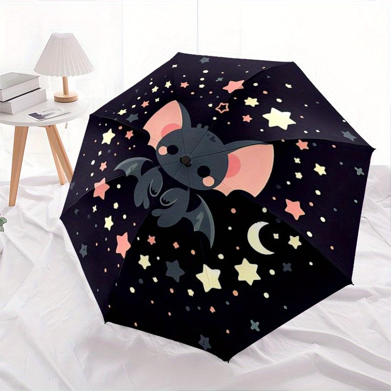 1pc Adorable Bat Durable Cartoon Folding Umbrella, Portable 3-Fold Compact Umbrella for Men and Women, Suitable for Travel or Daily Use.H002
1pc Adorable Bat Durable Cartoon Folding Umbrella, Portable 3-Fold Compact Umbrella for Men and Women, Suitable for Travel or Daily Use.H002