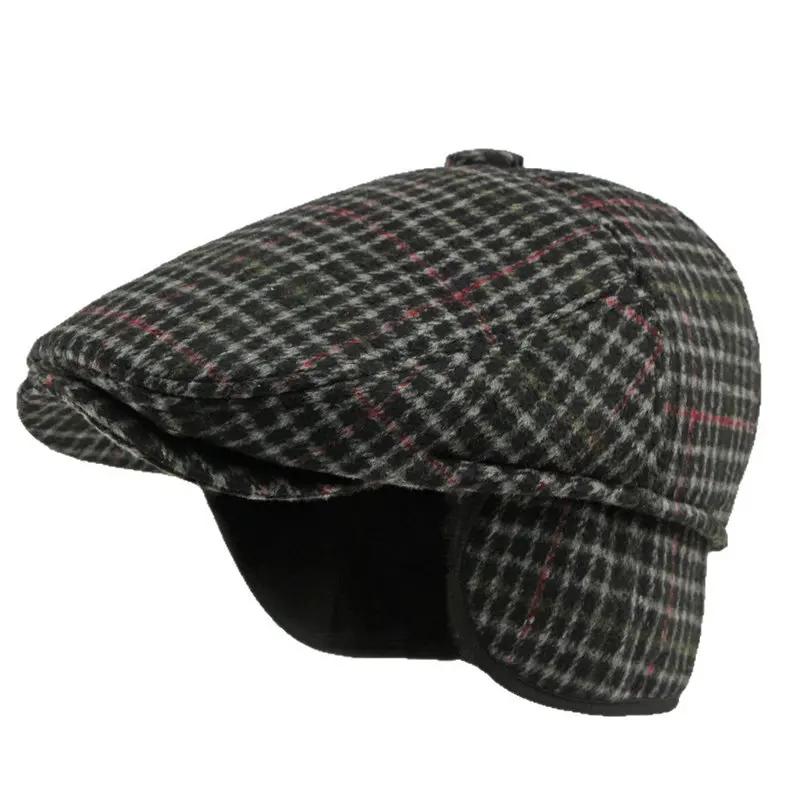 Winter Polyester Print Warm Earflap Cap Newsboy Caps Men Octagonal Cap Painter Beret Hats 153 56-58cm Wear чорний
Winter Polyester Print Warm Earflap Cap Newsboy Caps Men Octagonal Cap Painter Beret Hats 153 56-58cm Wear чорний