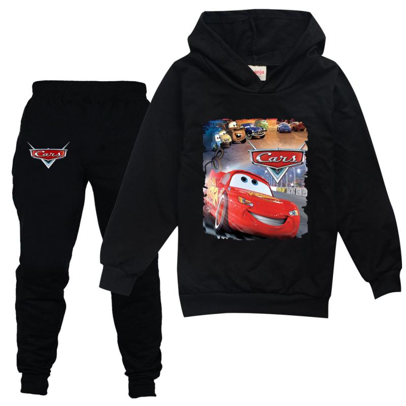 Disney Pixar Cars Lightning McQueen Kids Sportswear Suits Girls Casual Thin Hoodie Black Pants Chilren Outerwear Clothing Sets
Disney Pixar Cars Lightning McQueen Kids Sportswear Suits Girls Casual Thin Hoodie Black Pants Chilren Outerwear Clothing Sets