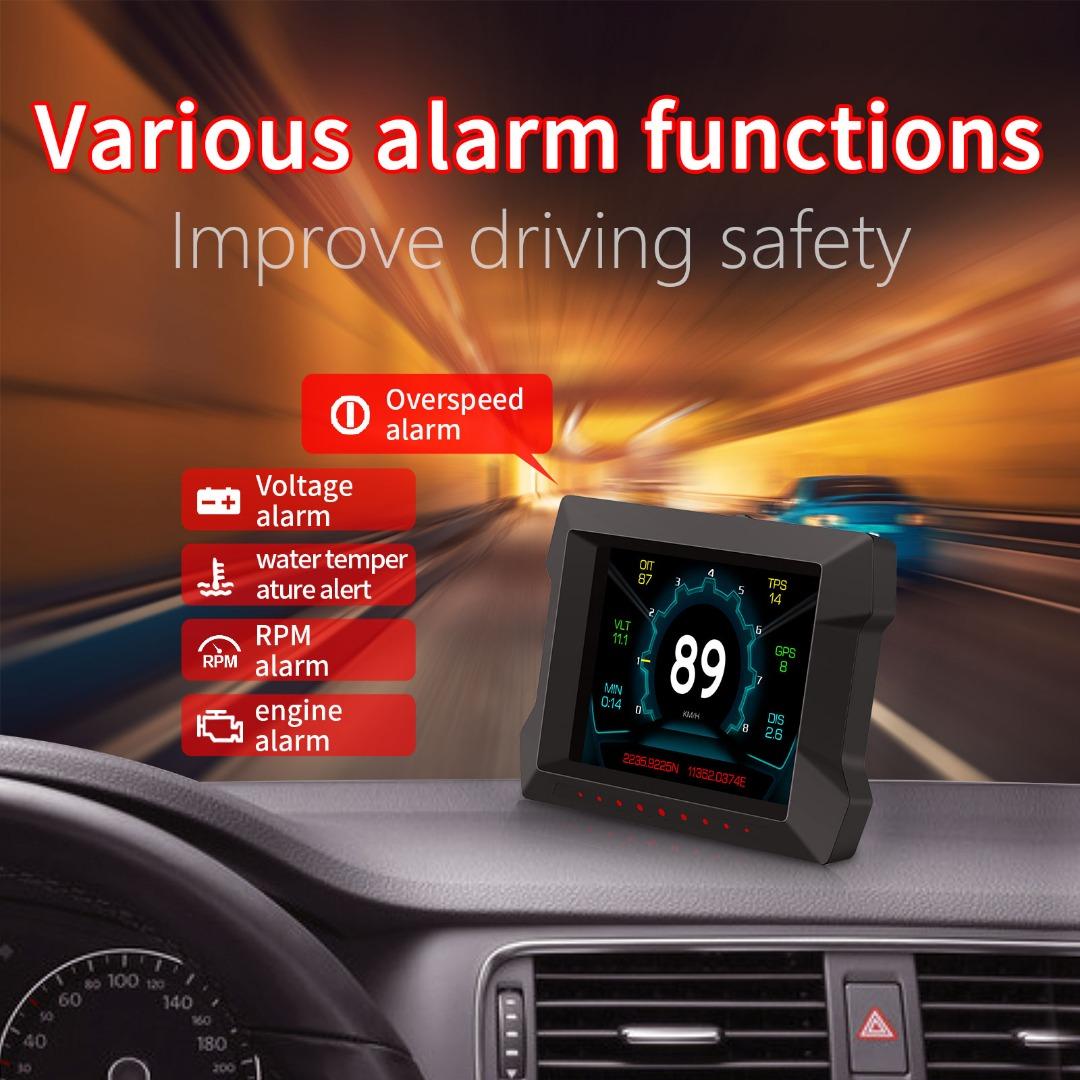 PDTO OBD + GPS Head Up HUD Автомобильный цифровой дисплей Спидометр Инклинометр Сигнализация превышения скорости
PDTO OBD + GPS Head Up HUD Автомобильный цифровой дисплей Спидометр Инклинометр Сигнализация превышения скорости