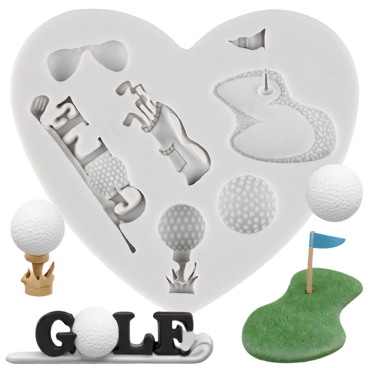 Golf Silicone Molds Golf Ball Golf Club Fondant Mold Cake Decorating Tools Cupcake Topper Chocolate Candy Craft Gum Paste Polymer Clay сірий колір
Golf Silicone Molds Golf Ball Golf Club Fondant Mold Cake Decorating Tools Cupcake Topper Chocolate Candy Craft Gum Paste Polymer Clay сірий колір