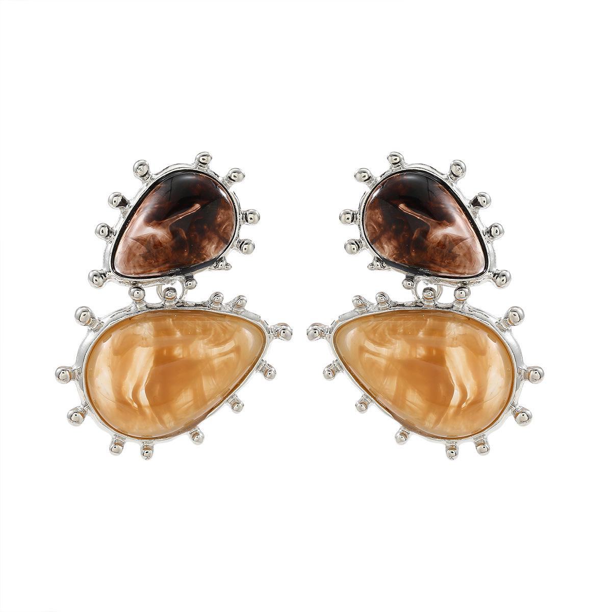 Z New 2024 Женские серьги из смолы - Европейский и американский стиль серебряный
Z New 2024 Женские серьги из смолы - Европейский и американский стиль серебряный