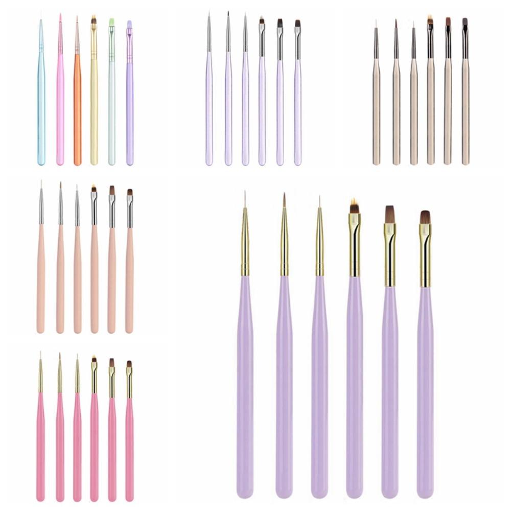 6Pcs/set Liquid Powder Drawing Nail Drawing Pen Ultra-thin Lines Nail Art Liner Brush Nail Stylist A01
6Pcs/set Liquid Powder Drawing Nail Drawing Pen Ultra-thin Lines Nail Art Liner Brush Nail Stylist A01