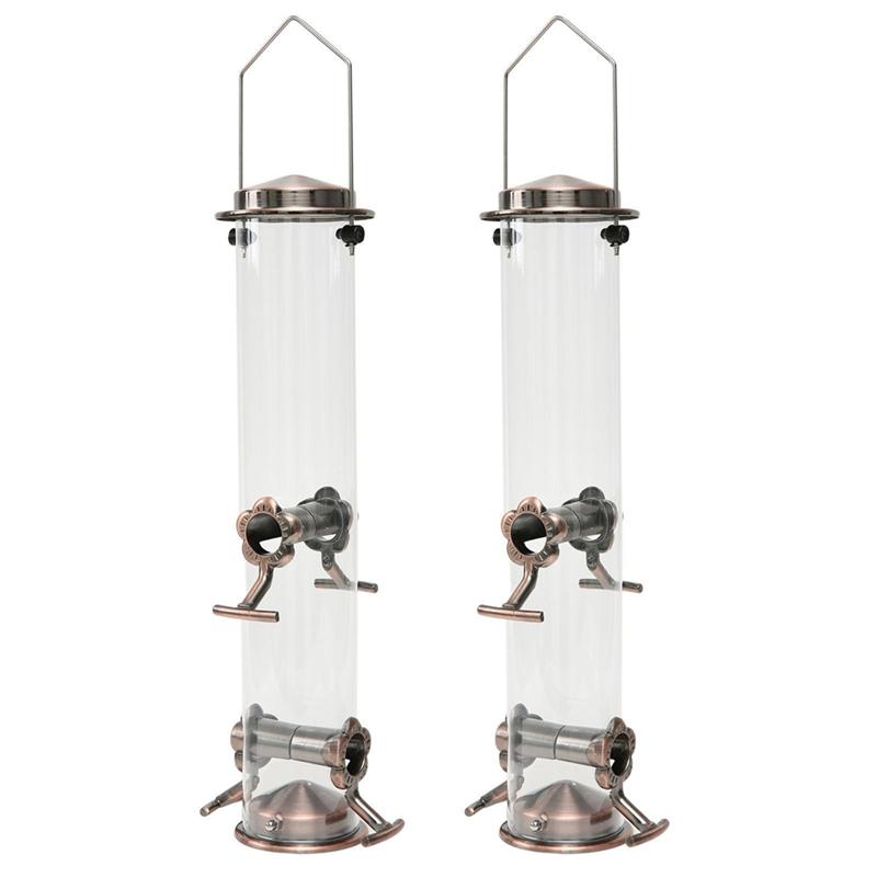 M-Modern-Wild Bird Hanging Feeder Tubular Anti-Rust Outdoor Garden Decor Bird Feeders Tray Birdhouse Pet Water Feeders Food Dura
M-Modern-Wild Bird Hanging Feeder Tubular Anti-Rust Outdoor Garden Decor Bird Feeders Tray Birdhouse Pet Water Feeders Food Dura