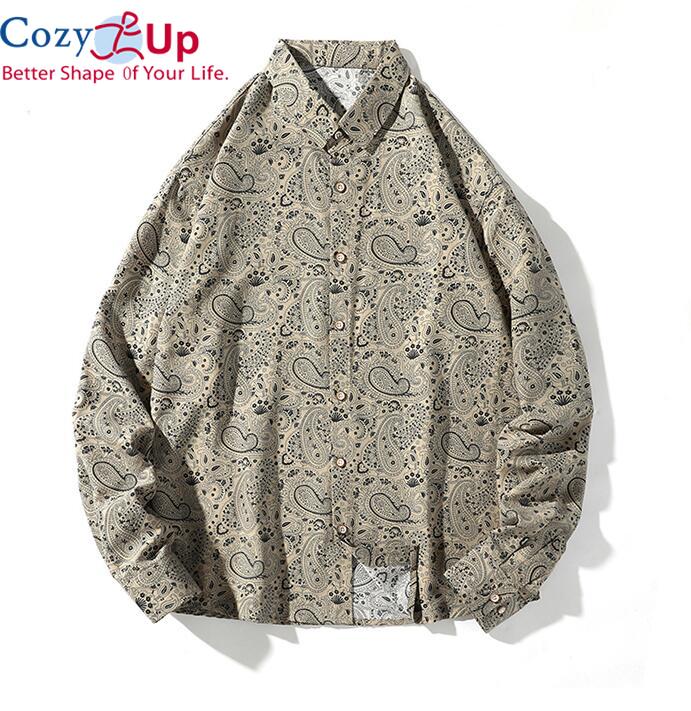 Cozy Up Винтажная одежда Мужчины Женщины с длинным рукавом Овер-азойз Рубашки Повседневные печатные хип-хоп Свободные праздничные каникулярные одежды Chemise Уличная одежда
Cozy Up Винтажная одежда Мужчины Женщины с длинным рукавом Овер-азойз Рубашки Повседневные печатные хип-хоп Свободные праздничные каникулярные одежды Chemise Уличная одежда