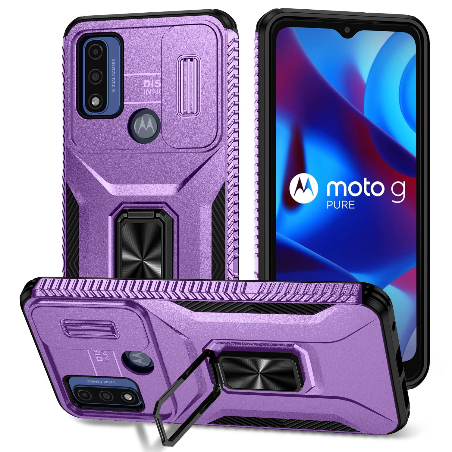 For Motorola Moto G Play (2023) 4G/Moto G Power (2022)/G Pure Case Camshield Kickstand TPU+PC Phone Cover H
For Motorola Moto G Play (2023) 4G/Moto G Power (2022)/G Pure Case Camshield Kickstand TPU+PC Phone Cover H