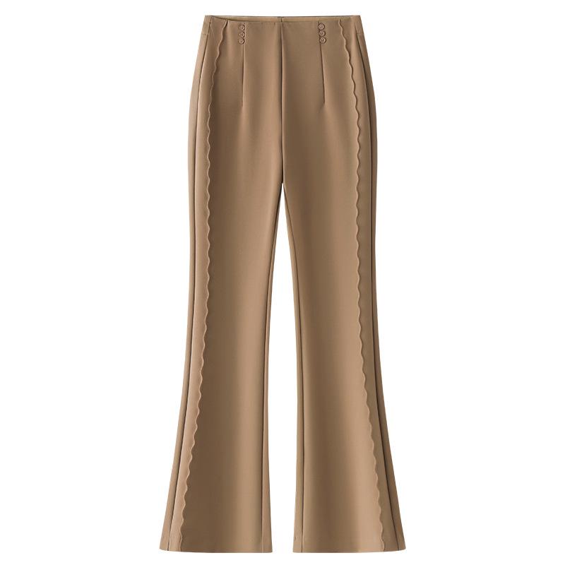2025 Spring Khaki High Waist Flare Pants - Women s Casual Slimming Drapey Trousers L хаки
2025 Spring Khaki High Waist Flare Pants - Women s Casual Slimming Drapey Trousers L хаки
