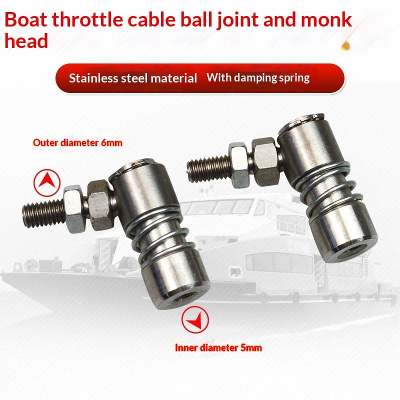 M5 M6 Boat Throttle Ball Joint Stainless Steel Shift Control Cable Tie Rod End Connector For Yacht Boat Repair Parts Accessories 1Pcs
M5 M6 Boat Throttle Ball Joint Stainless Steel Shift Control Cable Tie Rod End Connector For Yacht Boat Repair Parts Accessories 1Pcs
