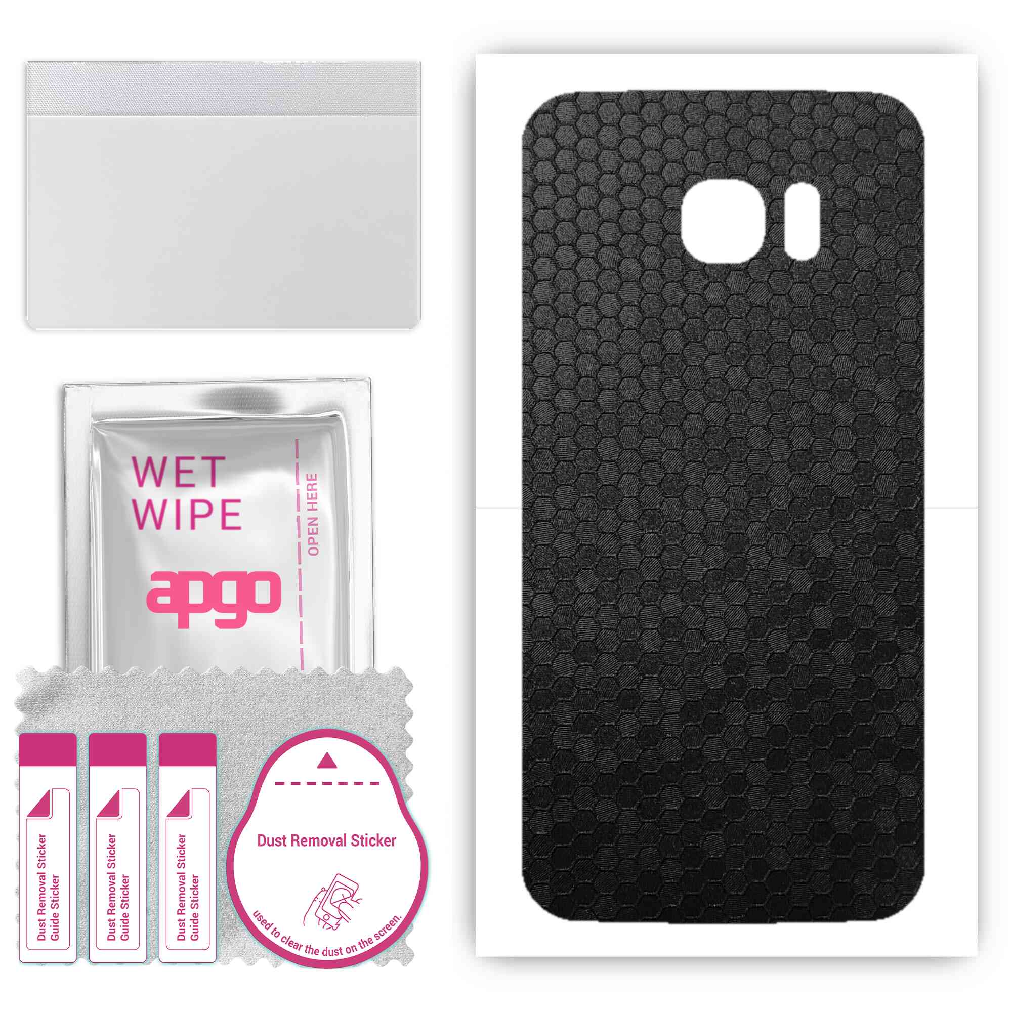 apgo Protective Skin Sticker for the back compatible with Samsung Galaxy S7 edge, Wrap Film, Foil, Vinyl - Pattern Black Honeycomb
apgo Protective Skin Sticker for the back compatible with Samsung Galaxy S7 edge, Wrap Film, Foil, Vinyl - Pattern Black Honeycomb