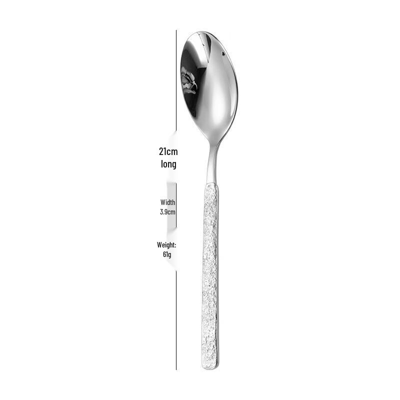 Zhishi 304 Stainless Steel Stone Pattern Pointed Spoons
Zhishi 304 Stainless Steel Stone Pattern Pointed Spoons