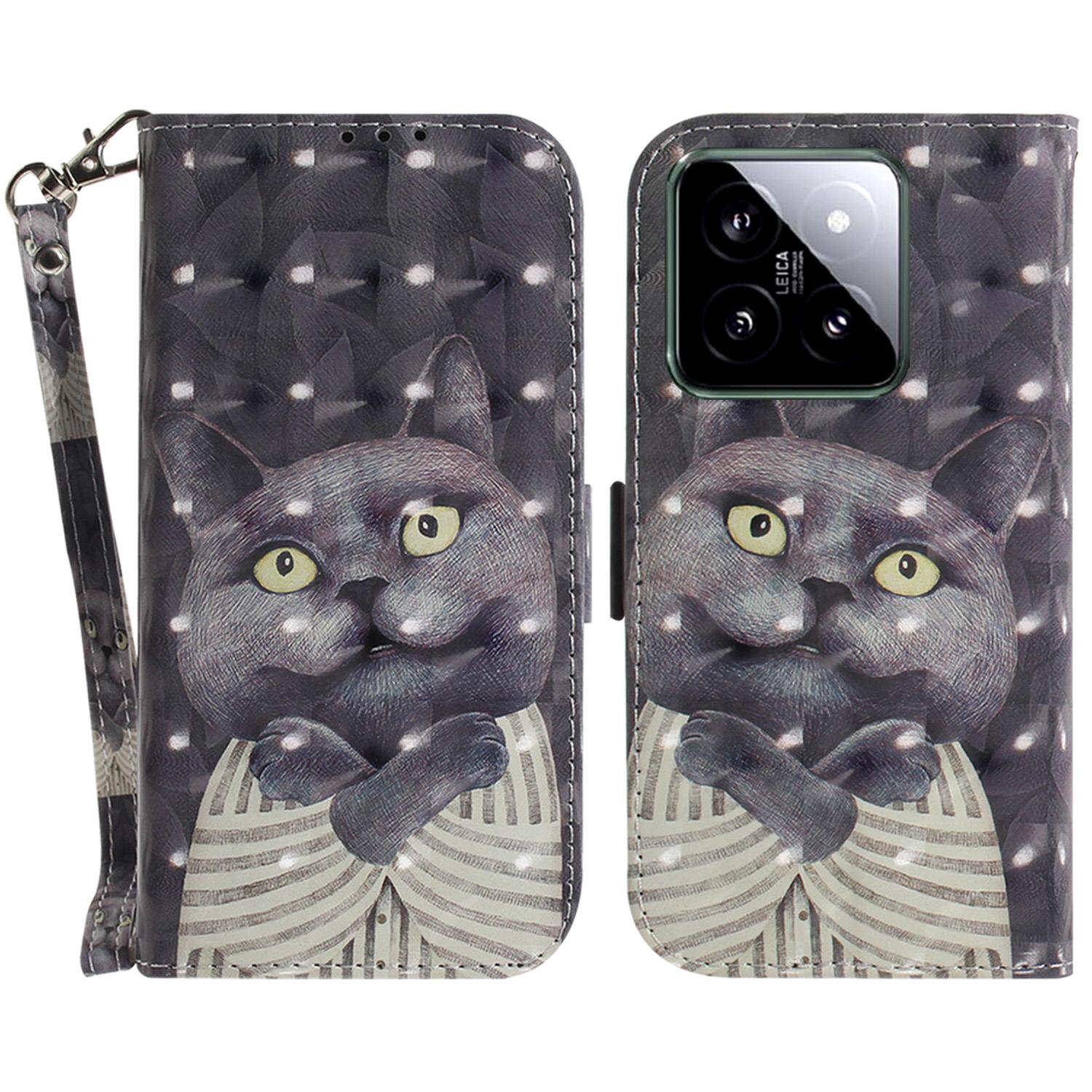 For Xiaomi 14 Case 3D Pattern Leather Anti-scratch Phone Wallet Cover I
For Xiaomi 14 Case 3D Pattern Leather Anti-scratch Phone Wallet Cover I