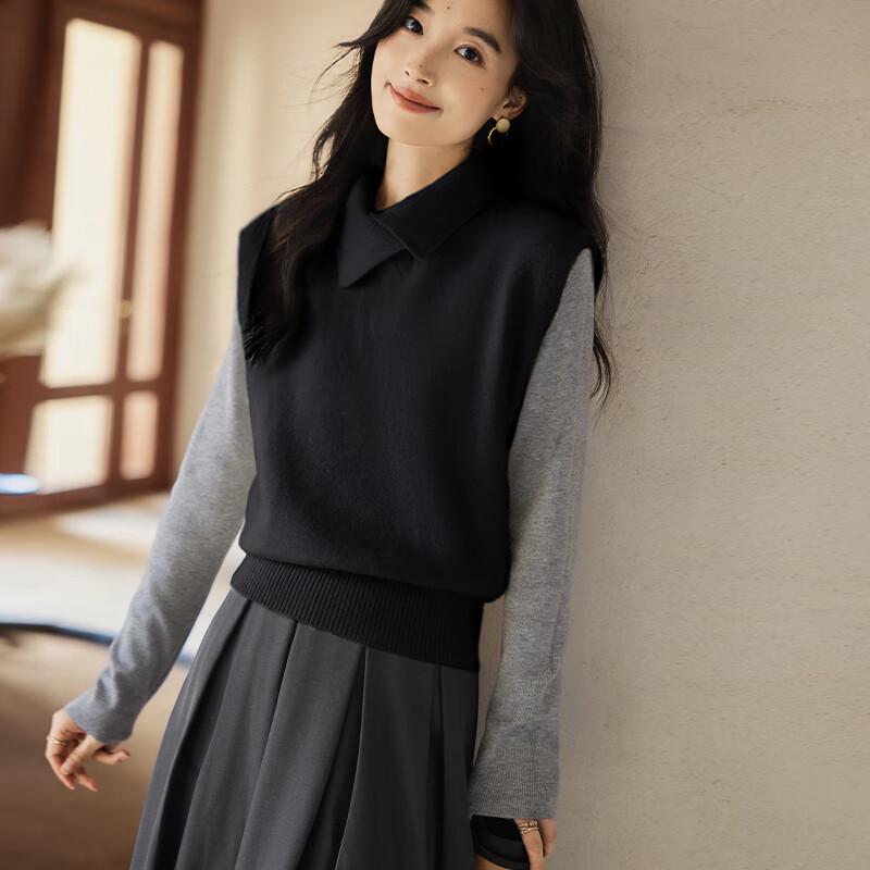 VICTORIA&VERA Women s Irregular Layered Knit Vest XL
VICTORIA&VERA Women s Irregular Layered Knit Vest XL