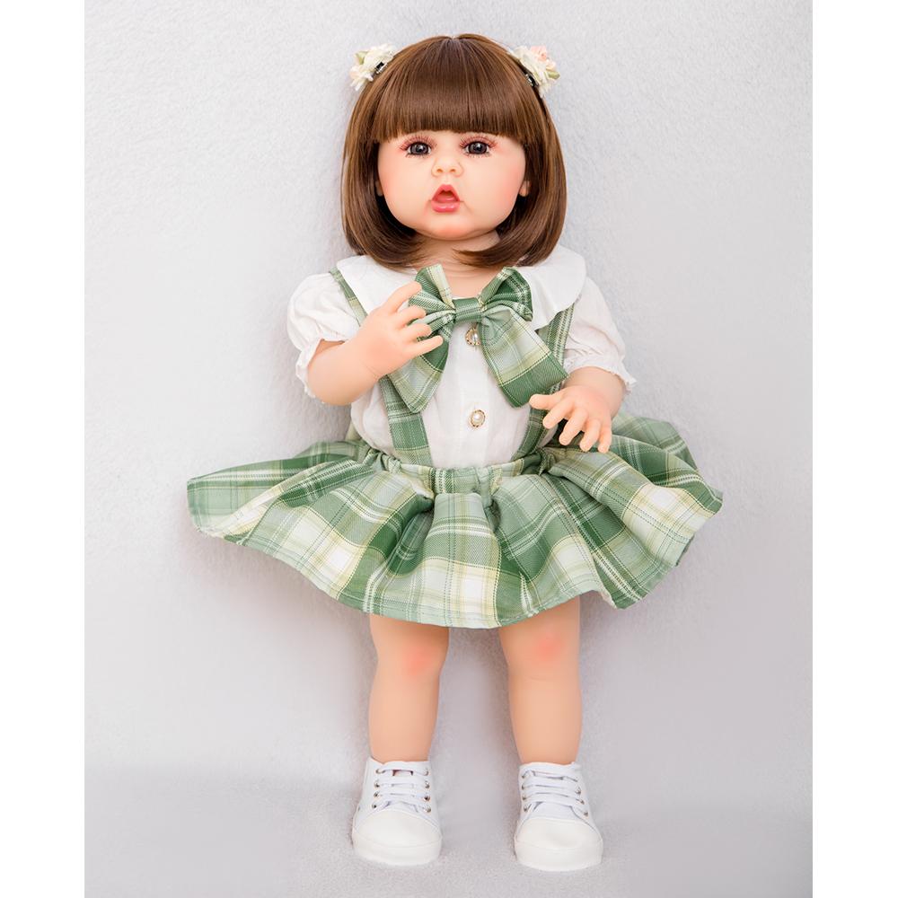 KEIUMI Кукла реборн для новорожденных 55 см, полностью силиконовая виниловая реалистичная детская кукла для девочек, высококачественные студенческие детские куклы, игрушки для косплея 22 inch коричневый
KEIUMI Кукла реборн для новорожденных 55 см, полностью силиконовая виниловая реалистичная детская кукла для девочек, высококачественные студенческие детские куклы, игрушки для косплея 22 inch коричневый