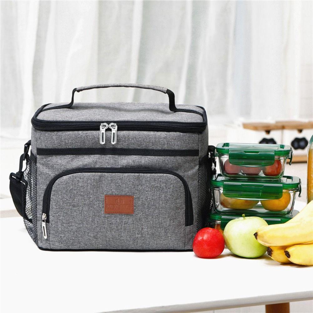 Large Capacity Handheld Insulation Bag with Shoulder Strap Food Tote Bag Travel Camping BBQ Party темно-синього кольору
Large Capacity Handheld Insulation Bag with Shoulder Strap Food Tote Bag Travel Camping BBQ Party темно-синього кольору
