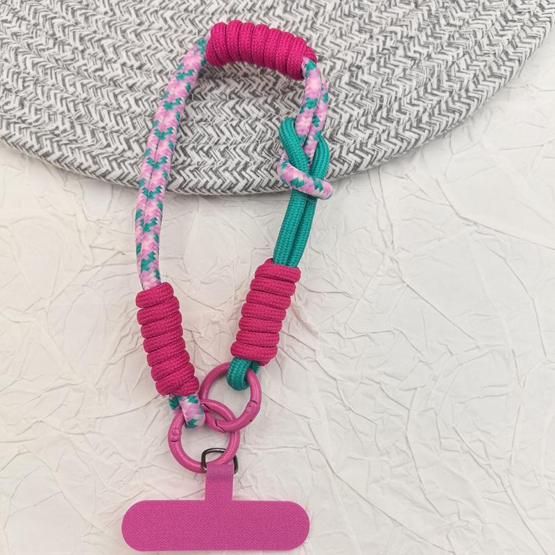 1Pcs Universal Woven Rope Mobile Phone Lanyard Diy Accessory Pendant Creative And Gorgeous Color Combination Cartoon Wristband
1Pcs Universal Woven Rope Mobile Phone Lanyard Diy Accessory Pendant Creative And Gorgeous Color Combination Cartoon Wristband