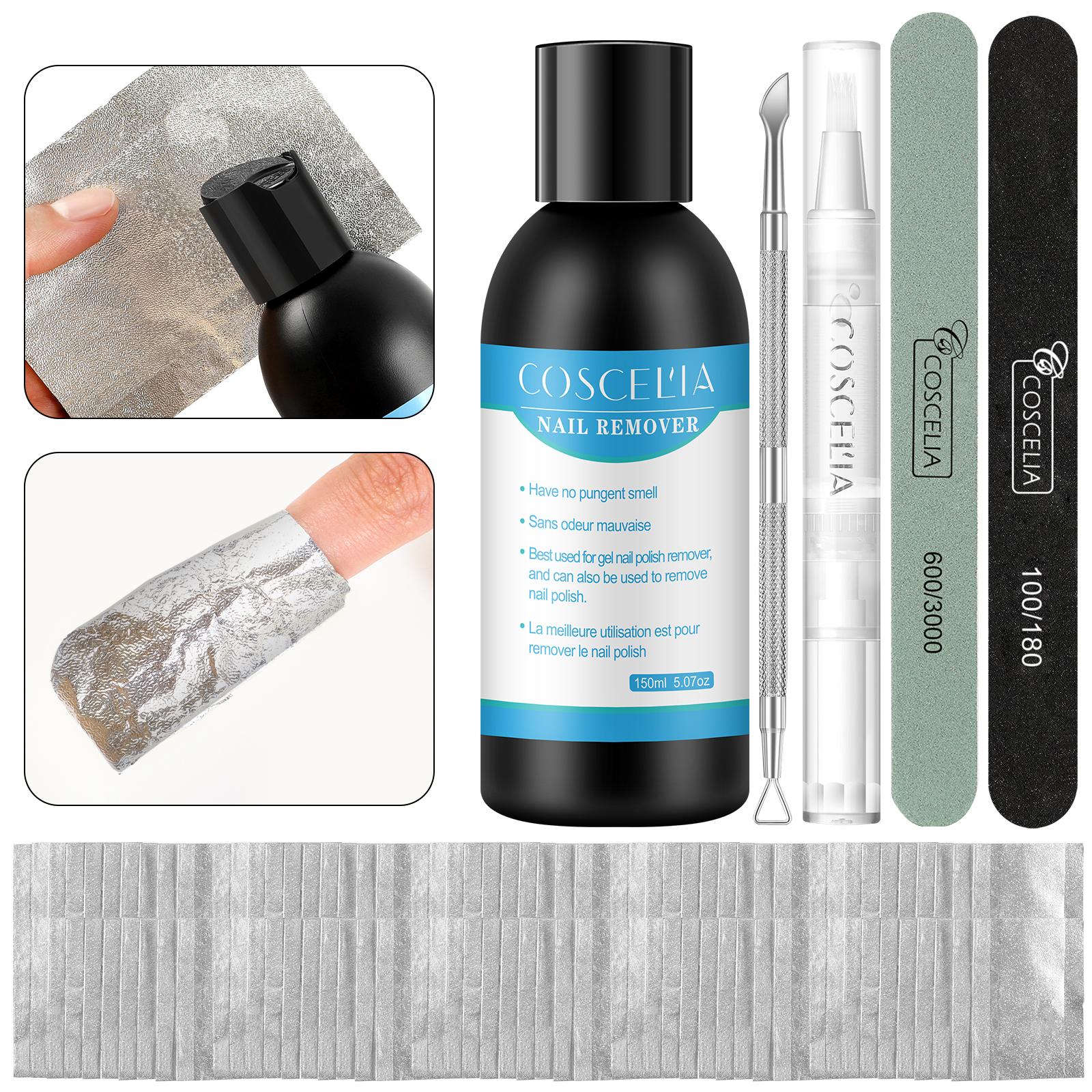 Coscelia 150 мл жидкость для снятия ногтей и 100 шт. фольгированные обертывания для ногтей для инструмента для снятия гель-лака с ногтей Набор для удаления УФ-геля из полимера и двусторонний толкатель для кутикулы
Coscelia 150 мл жидкость для снятия ногтей и 100 шт. фольгированные обертывания для ногтей для инструмента для снятия гель-лака с ногтей Набор для удаления УФ-геля из полимера и двусторонний толкатель для кутикулы