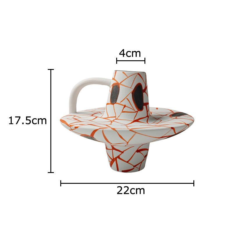 Abstract Lines Irregular Ceramic Vase Desk Decoration Flowers Arrangement Artificial Flower Floral Vases Room Aesthetic Decor
Abstract Lines Irregular Ceramic Vase Desk Decoration Flowers Arrangement Artificial Flower Floral Vases Room Aesthetic Decor