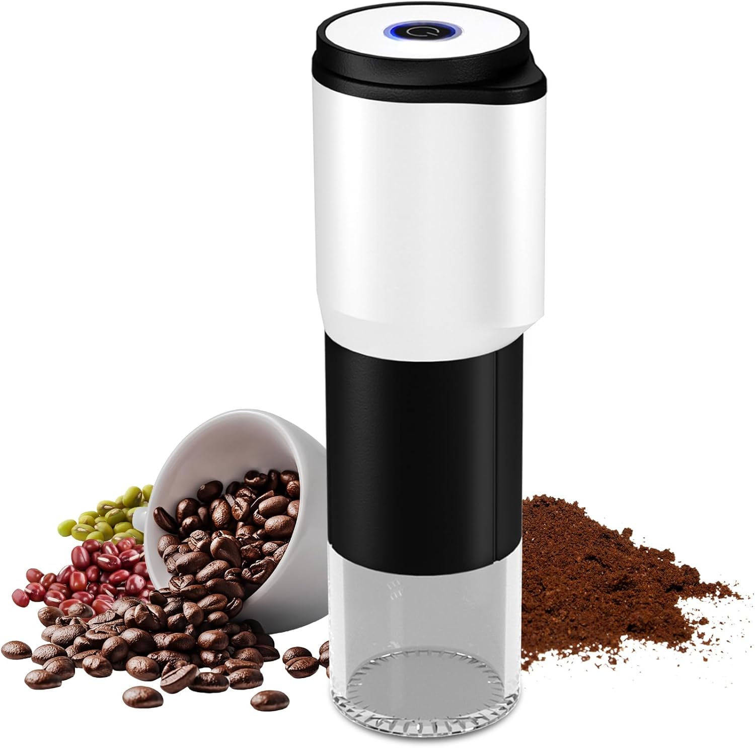Electric Coffee Grinder,Features a Built-in Rechargeable Battery, Adjustable Grind Settings for Coffee United States
Electric Coffee Grinder,Features a Built-in Rechargeable Battery, Adjustable Grind Settings for Coffee United States