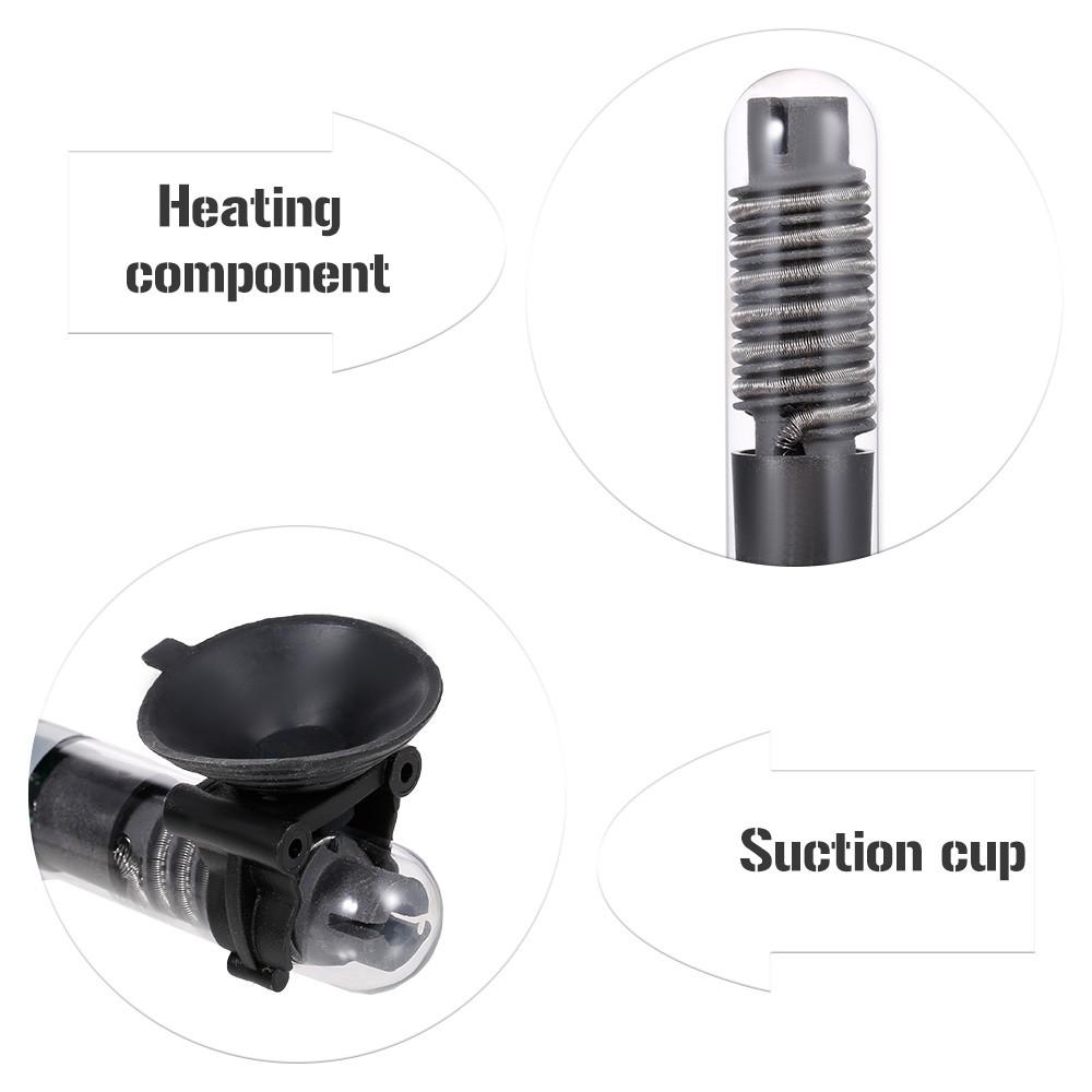 Mini Aquarium Heater Submersible Auto Thermostat Heater Fish Tank Water Heater Quartz Tube with Suction Cups EU Plug/50W
Mini Aquarium Heater Submersible Auto Thermostat Heater Fish Tank Water Heater Quartz Tube with Suction Cups EU Plug/50W