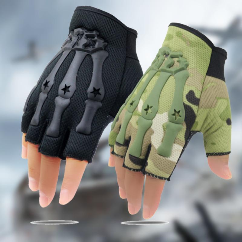 Riding Half Finger Gloves Bone Claw Seal Tactics Summer Men s Fitness Training Outdoor Motorcycle Open Finger Riding Gloves One Size чорний
Riding Half Finger Gloves Bone Claw Seal Tactics Summer Men s Fitness Training Outdoor Motorcycle Open Finger Riding Gloves One Size чорний