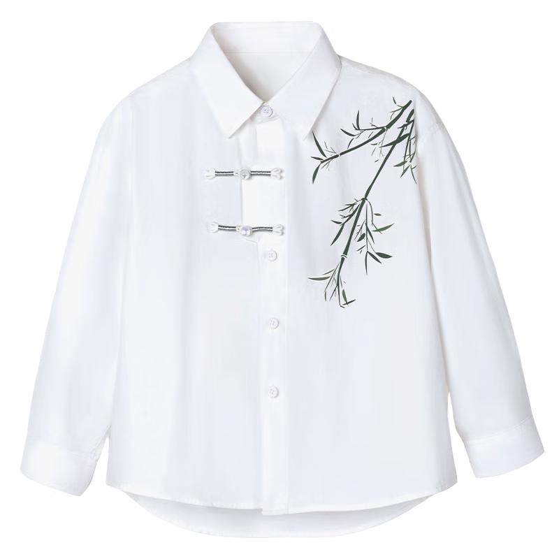 Romon Boys Short-Sleeve Chinese Style Bamboo Print Shirt 120
Romon Boys Short-Sleeve Chinese Style Bamboo Print Shirt 120