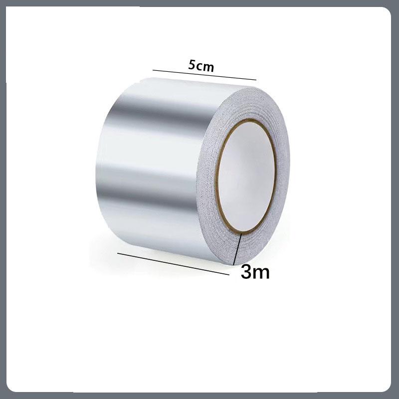 Высокотемпературная лента из алюминиевой фольги, лента для ремонта кухонных труб, клейкая уплотнительная фольга, теплоизоляционная герметичная лента