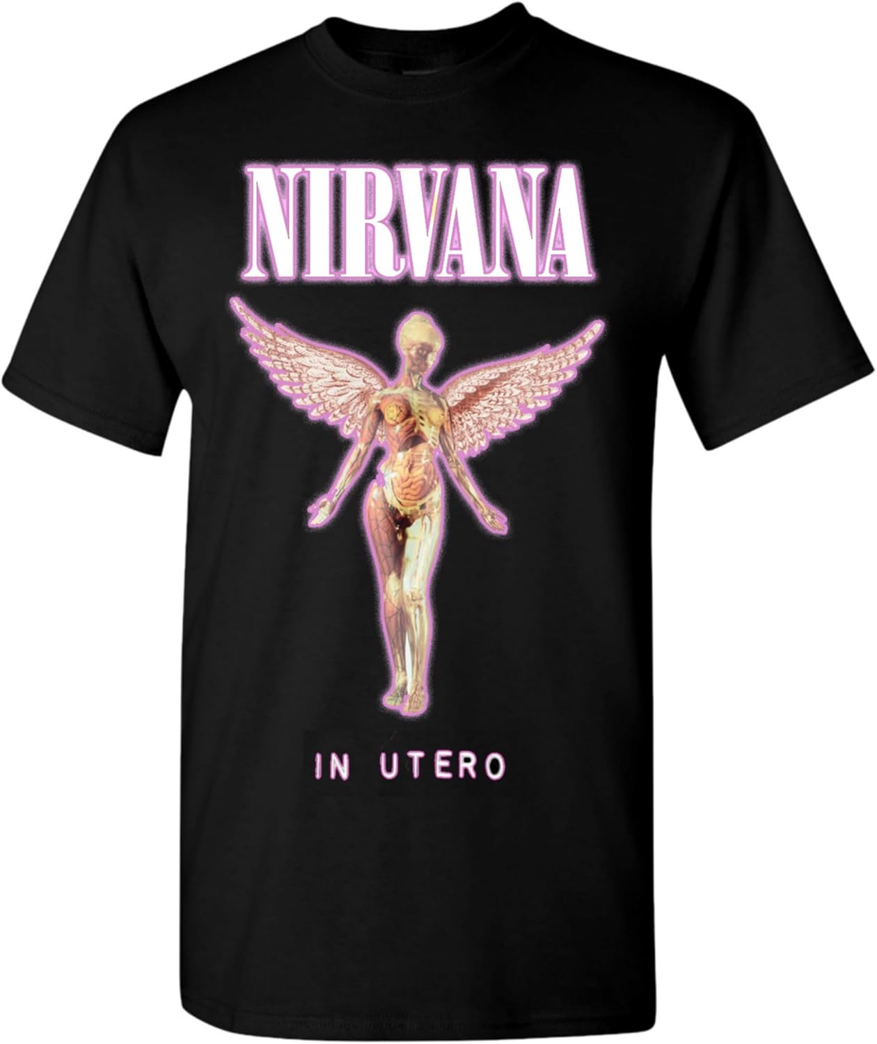 Nirvana T Shirt for Men & Women in Utero Pink Black Graphic Crew Neck Short Sleeve Tee - Band Tshirts 5XL різнокольоровий
Nirvana T Shirt for Men & Women in Utero Pink Black Graphic Crew Neck Short Sleeve Tee - Band Tshirts 5XL різнокольоровий