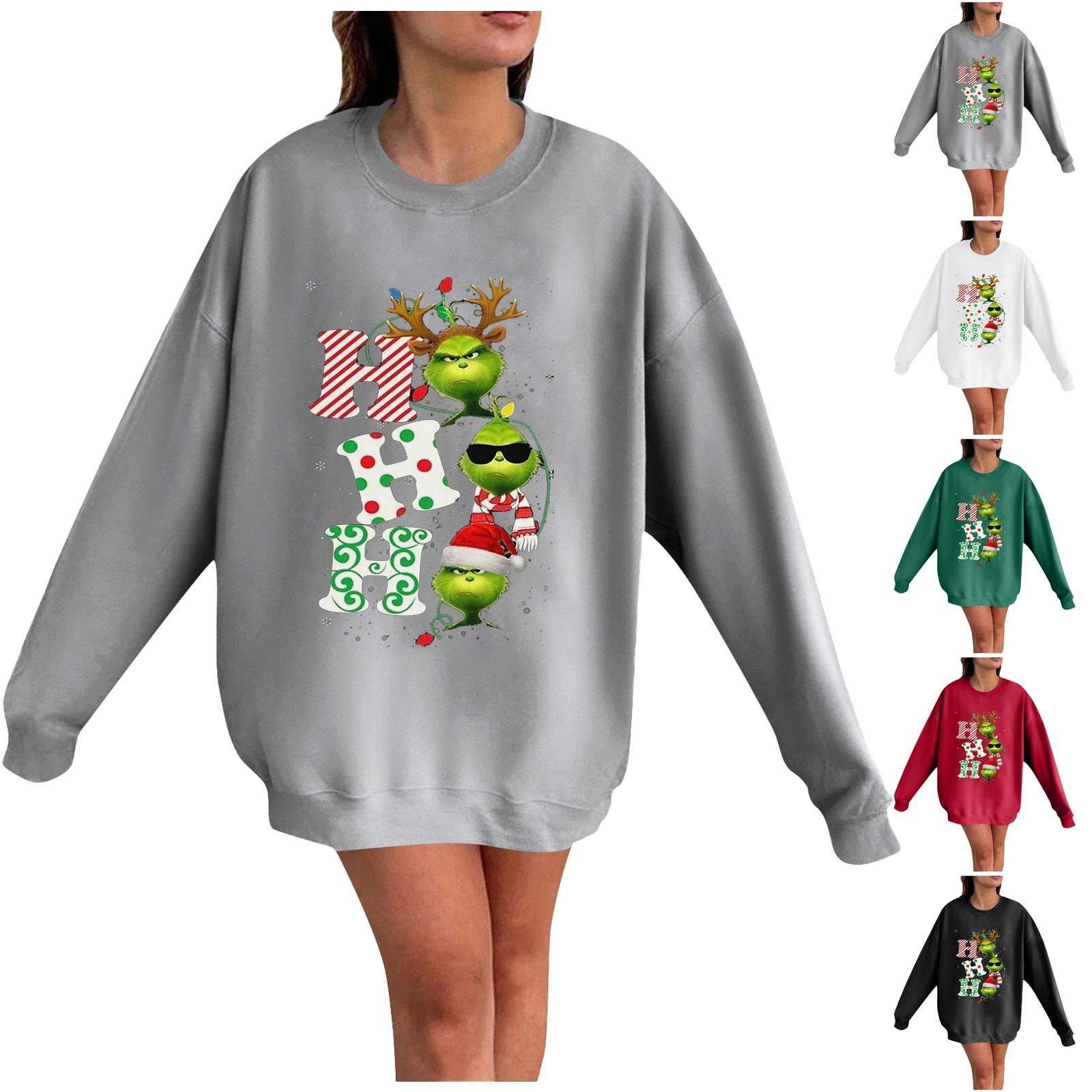 Women s Casual Fashion Christmas Print Long Sleeve O Neck Pullover Top Blouse Sweatshirt L красный
Women s Casual Fashion Christmas Print Long Sleeve O Neck Pullover Top Blouse Sweatshirt L красный