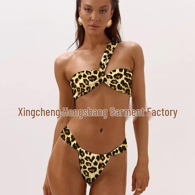 2025 Plus Size One-Shoulder Lace-Up Bikini: Sexy Low-Waisted Thong Swimsuit for Women Extra Large
2025 Plus Size One-Shoulder Lace-Up Bikini: Sexy Low-Waisted Thong Swimsuit for Women Extra Large