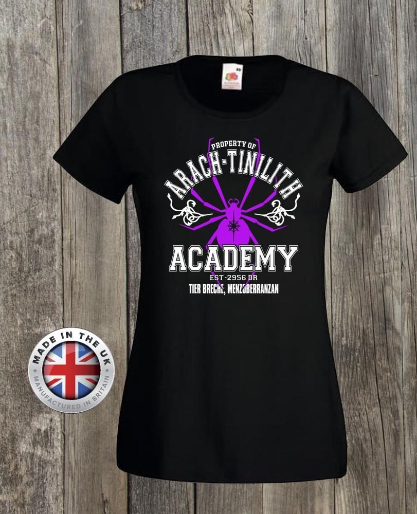 Dark Elf Menzoberranzan Arach Tinilith underdark Drizzt Lloth black tshirt L
Dark Elf Menzoberranzan Arach Tinilith underdark Drizzt Lloth black tshirt L