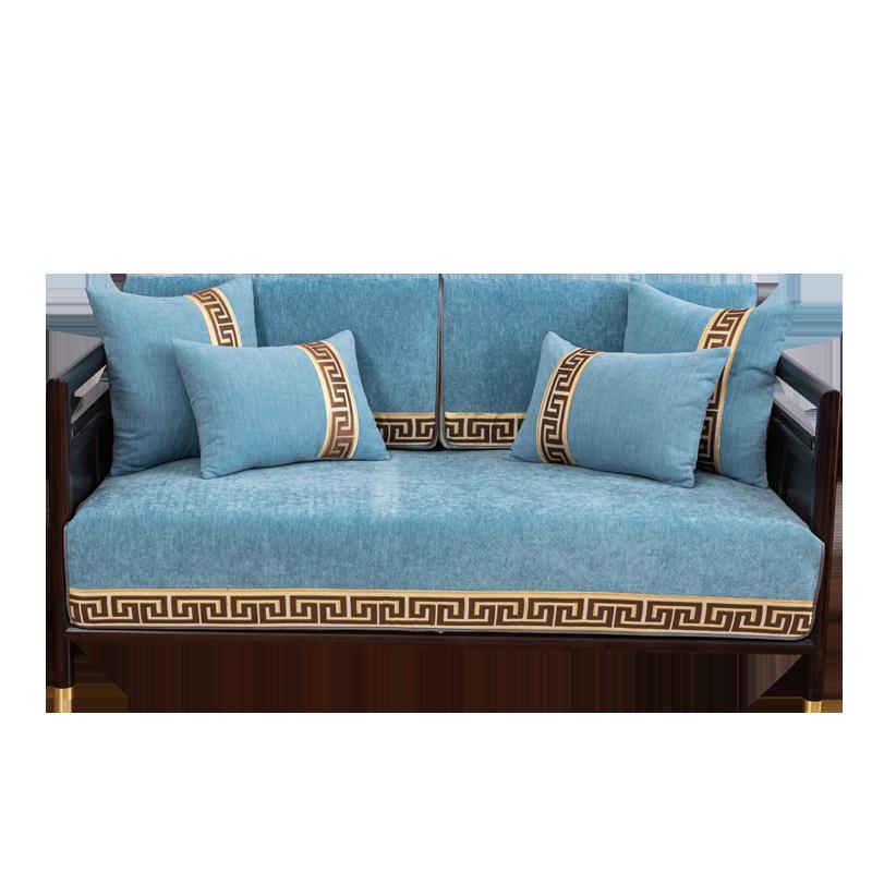 Chenille Sofa Cushion - Modern Chinese Style, Four Seasons Use 60x60 cm світло-синій колір
Chenille Sofa Cushion - Modern Chinese Style, Four Seasons Use 60x60 cm світло-синій колір