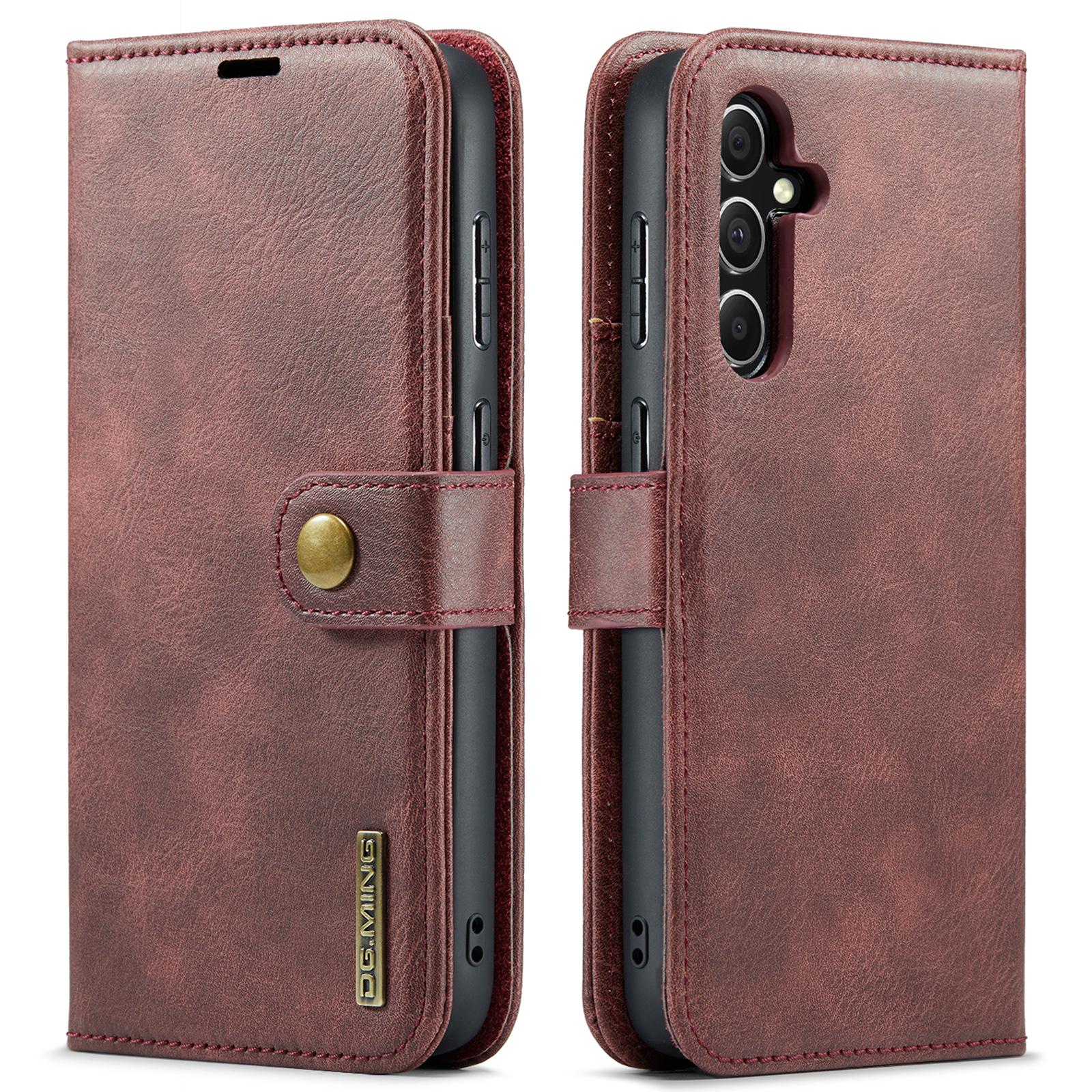 DG.MING for Samsung Galaxy S23 FE Detachable Phone Cover Split Leather Wallet Stand Phone Case Red
DG.MING for Samsung Galaxy S23 FE Detachable Phone Cover Split Leather Wallet Stand Phone Case Red