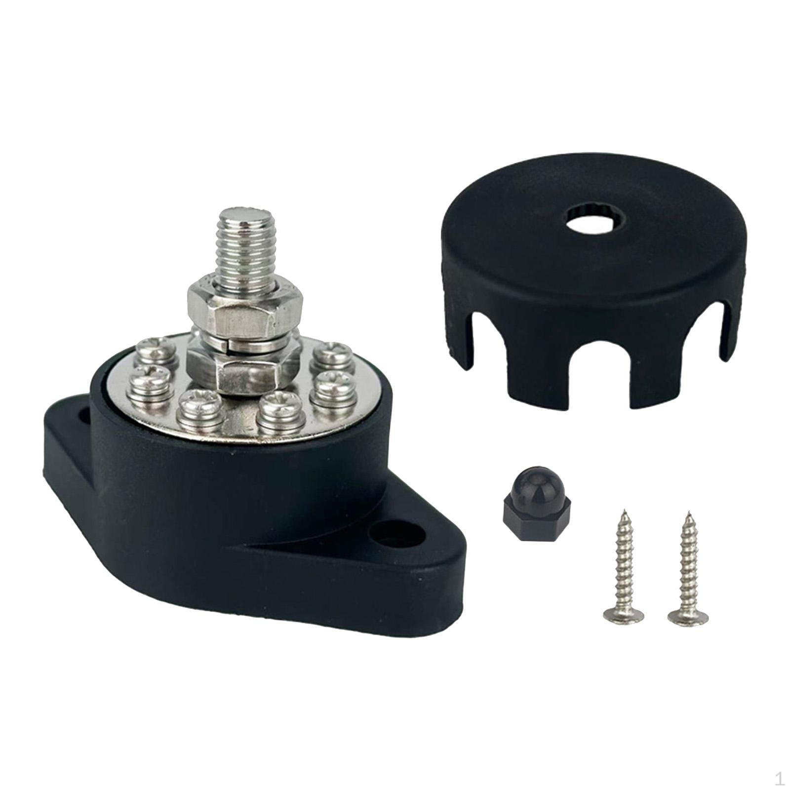 Bus Bar Power Distribution Block 160A 12VDC DC48V Marine Terminal for Industrial Equipment Black M10
Bus Bar Power Distribution Block 160A 12VDC DC48V Marine Terminal for Industrial Equipment Black M10