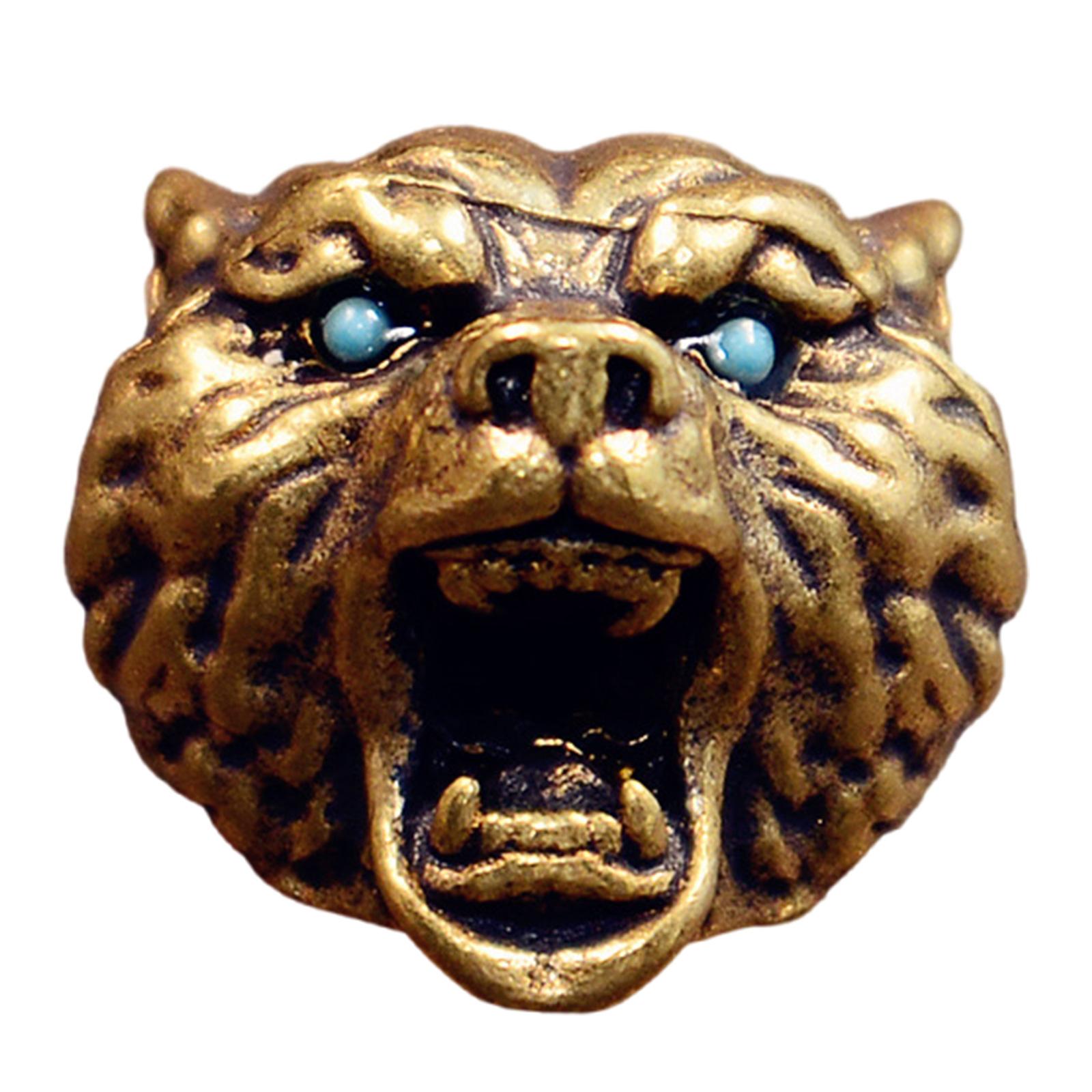 Брелок для ключей из латуни в виде головы льва для повседневного ношения. Прочное кольцо для ключей с подвеской из паракорда. Унисекс модный аксессуар для приключений на открытом воздухе. жёлтый
Брелок для ключей из латуни в виде головы льва для повседневного ношения. Прочное кольцо для ключей с подвеской из паракорда. Унисекс модный аксессуар для приключений на открытом воздухе. жёлтый