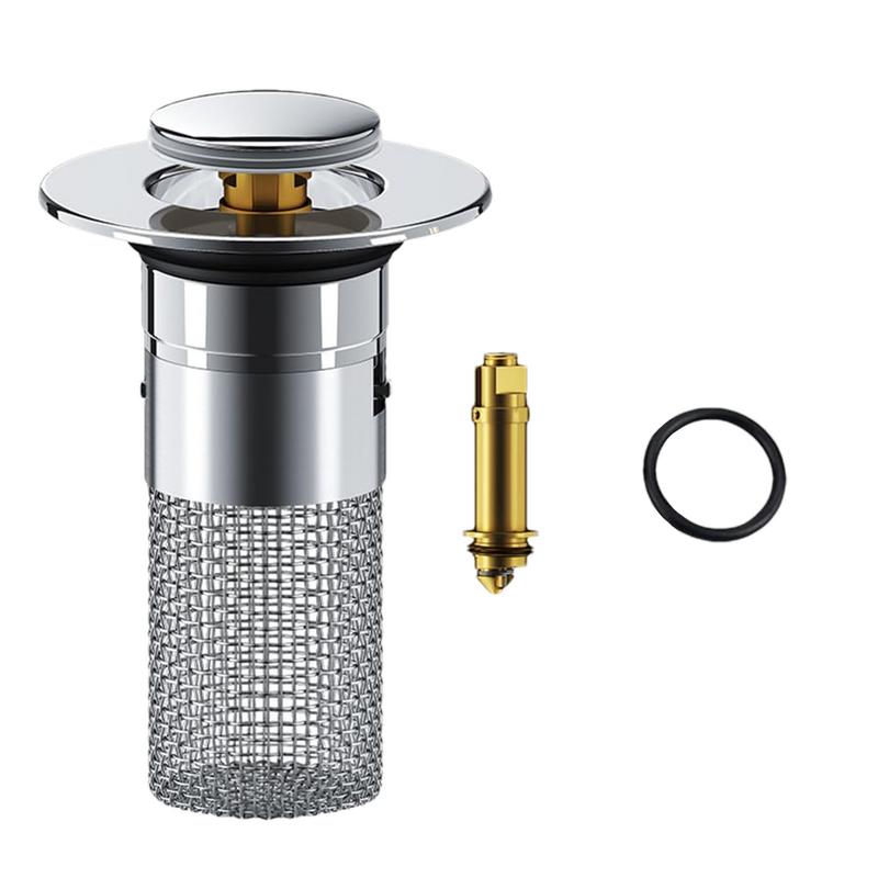 Sink Pop-Up Stopper Spring Core Bathtub Drain Cover Anti Clogging Push Type Sink Filter With Hair Catcher For 1.3 -1.5 Inches United States
Sink Pop-Up Stopper Spring Core Bathtub Drain Cover Anti Clogging Push Type Sink Filter With Hair Catcher For 1.3 -1.5 Inches United States