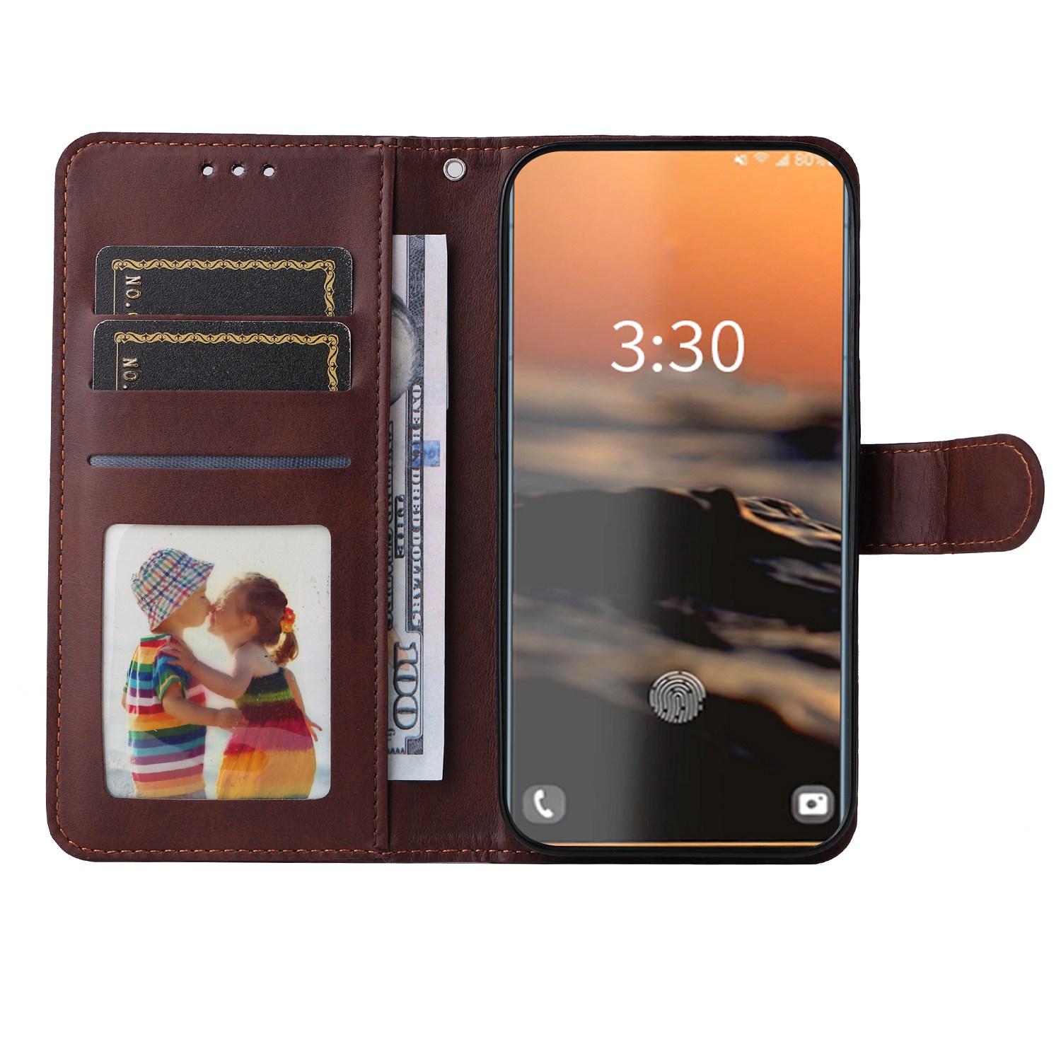 For Samsung Galaxy S23 Ultra Phone Cover Classic Calf Texture PU Leather Magnetic Clasp Wallet Stand Case with Wrist Strap Pink
For Samsung Galaxy S23 Ultra Phone Cover Classic Calf Texture PU Leather Magnetic Clasp Wallet Stand Case with Wrist Strap Pink