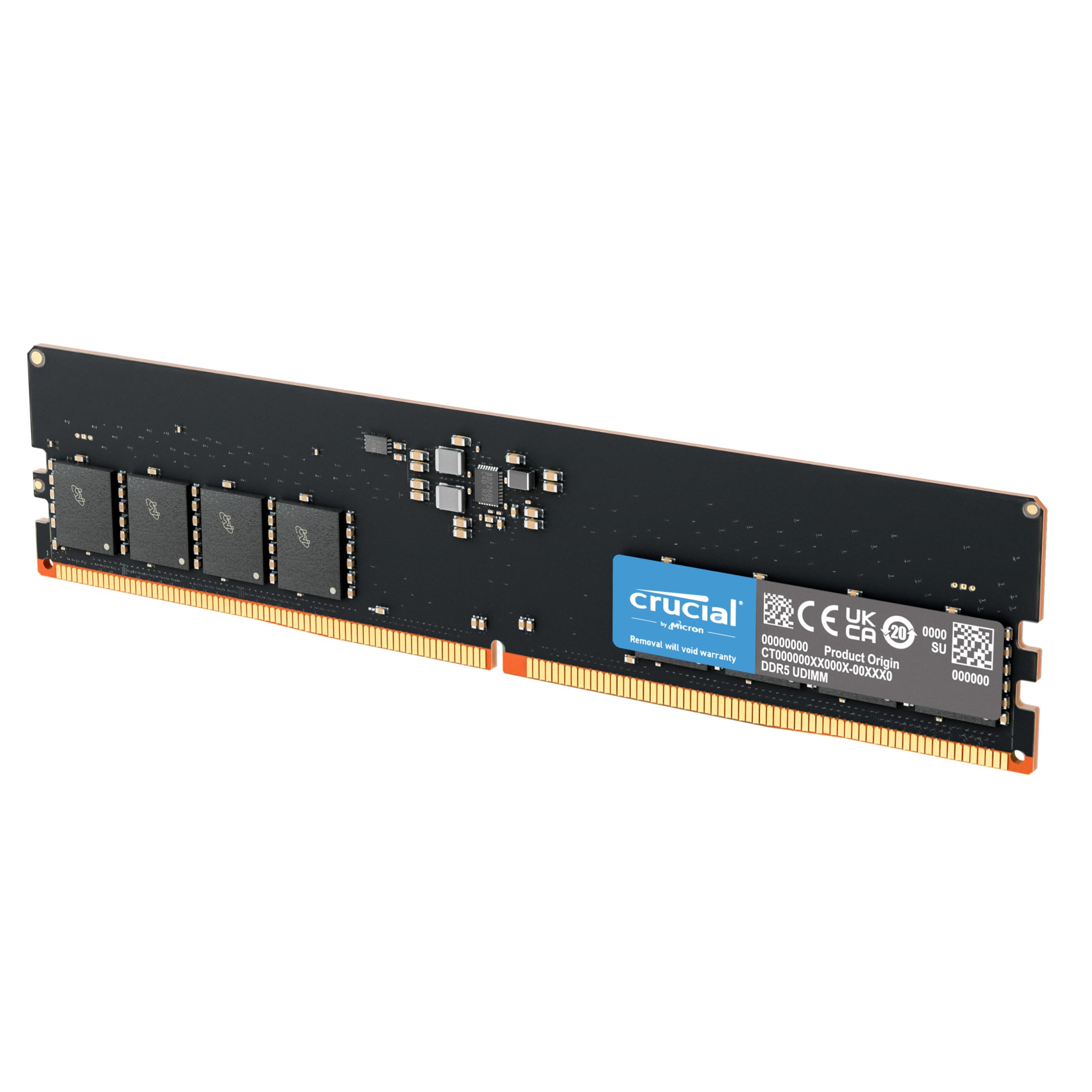 Crucial RAM 32GB DDR5 5600MHz 5200MHz or Desktop Memory (or 4800MHz) CT32G56C46U5. чорний
Crucial RAM 32GB DDR5 5600MHz 5200MHz or Desktop Memory (or 4800MHz) CT32G56C46U5. чорний